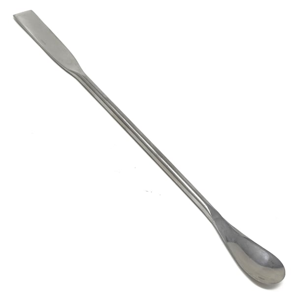 A2Z Scilab Double Ended Lab Spatula Square & Flat Spoon End